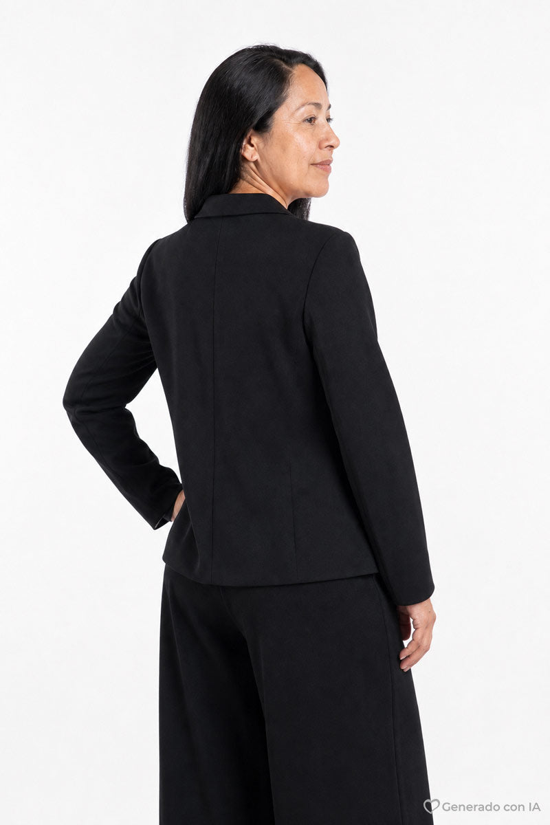 Saco formal con botones