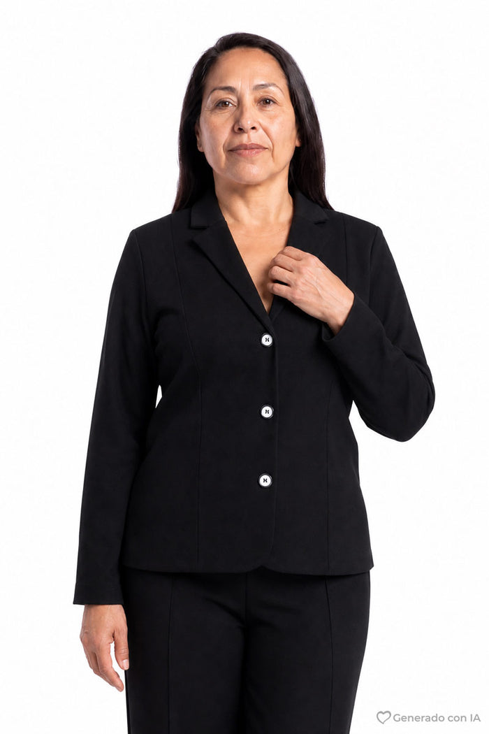 Saco formal con botones