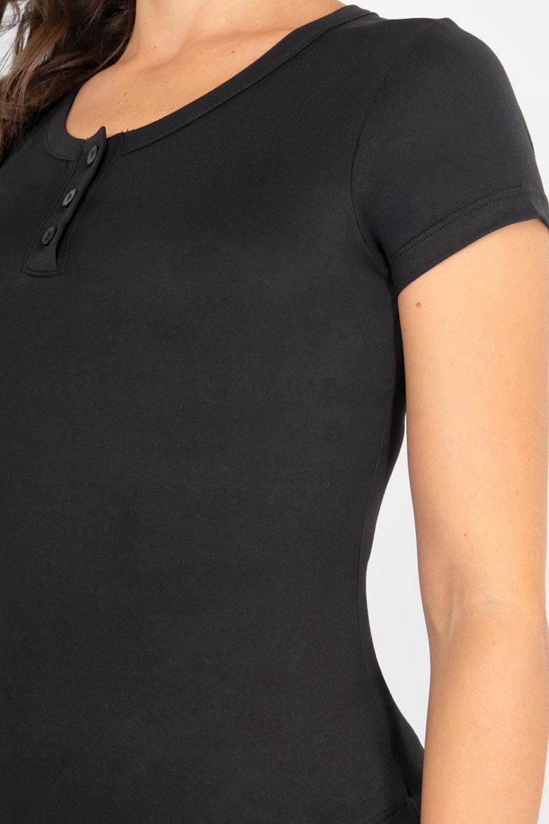 Playera lisa con botones - Santory Ropa  (7378329141315)