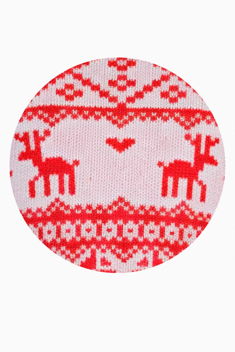 Suéter tejido navideño