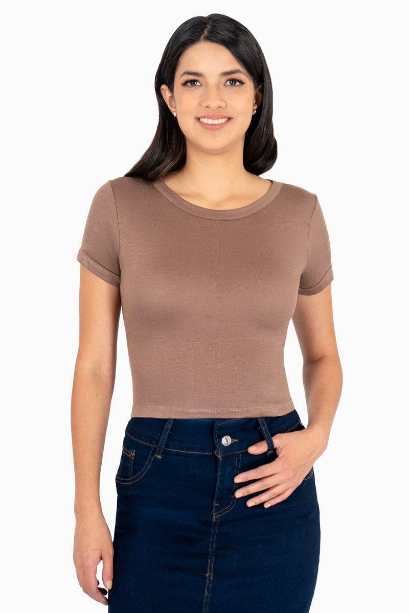 Playera lisa manga corta - Santory Ropa  (7452693692483)