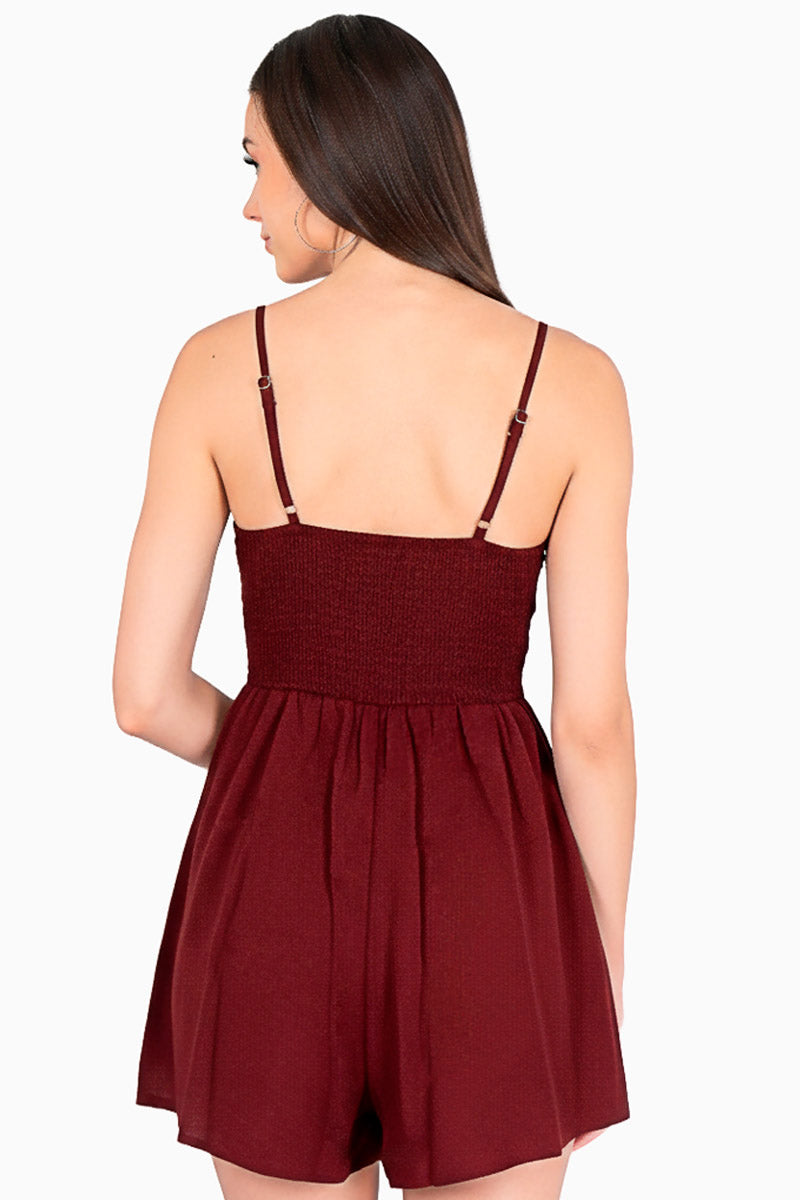 Shortsuit de tirantes y botones