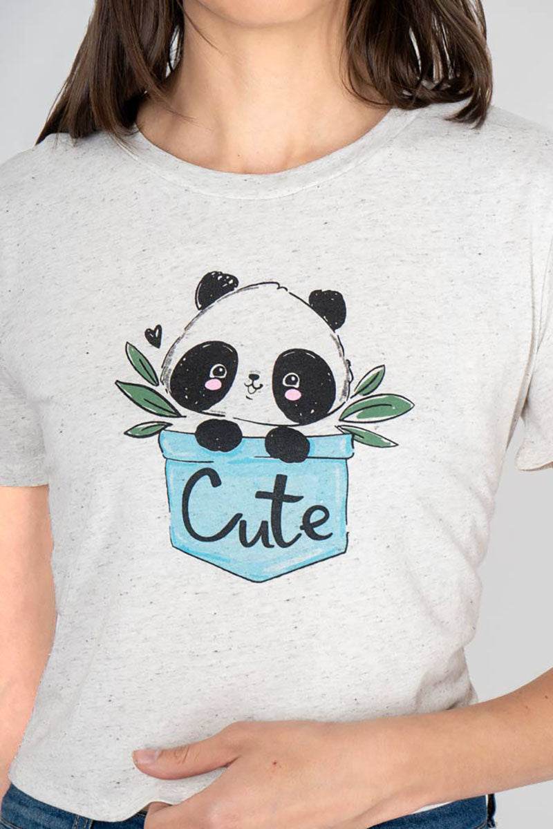Playera con estampado de panda - Santory Ropa  (7368970698819)