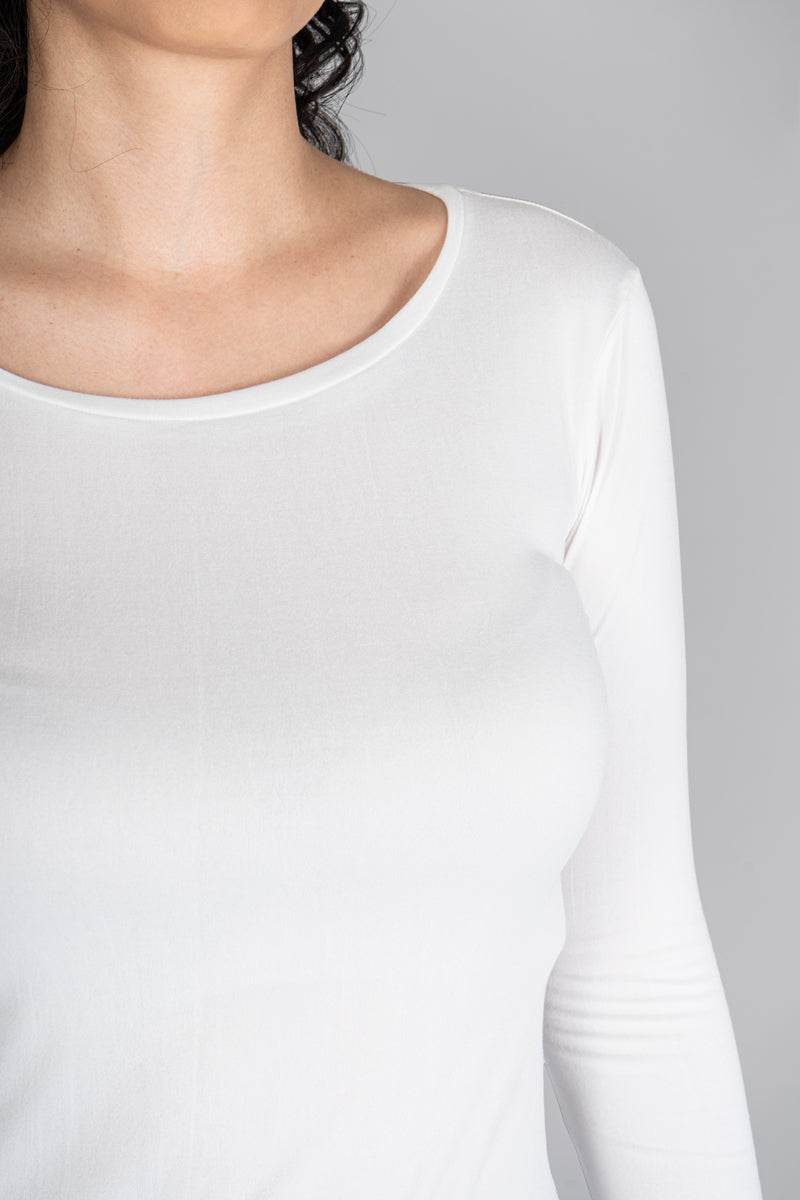 Playera manga larga cuello redondo - Santory Ropa  (7265566163011)