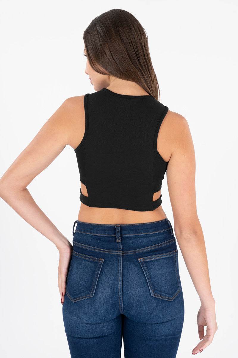 Top con cut out en cintura - Santory Ropa  (6980992204867)
