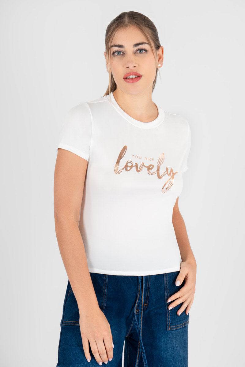 Playera estampada manga corta - Santory Ropa  (7444872298563)