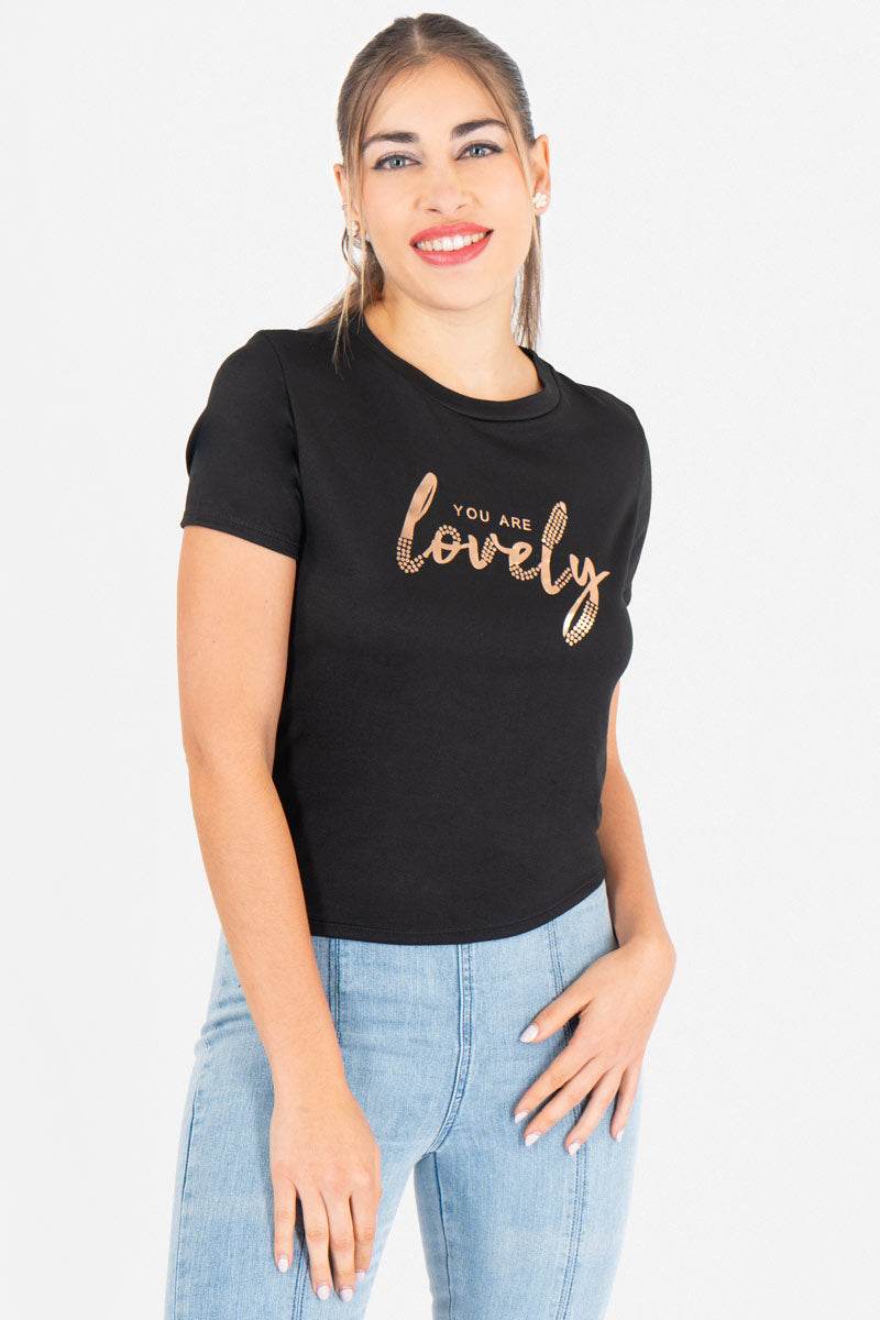 Playera estampada manga corta - Santory Ropa  (7444872298563)