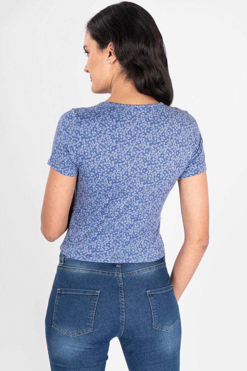 Playera con cruce en escote - Santory Ropa  (6951754498115)