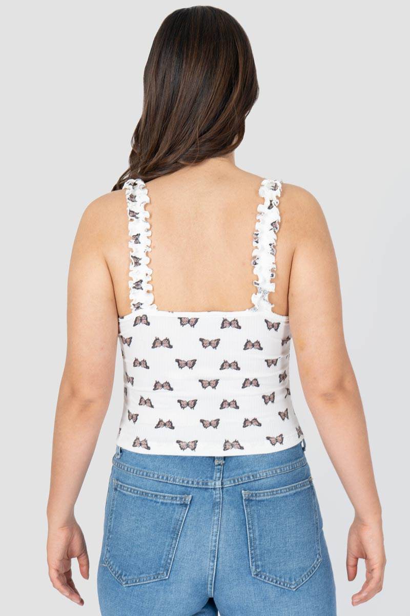 Blusa estampada de tirantes - Santory Ropa  (7450058588227)