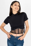 blusa cuello alto ml corset en mesh (6995043844163)