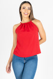 Blusa lisa tipo halther