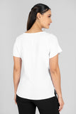 Blusa manga corta cuello v (7265564786755)