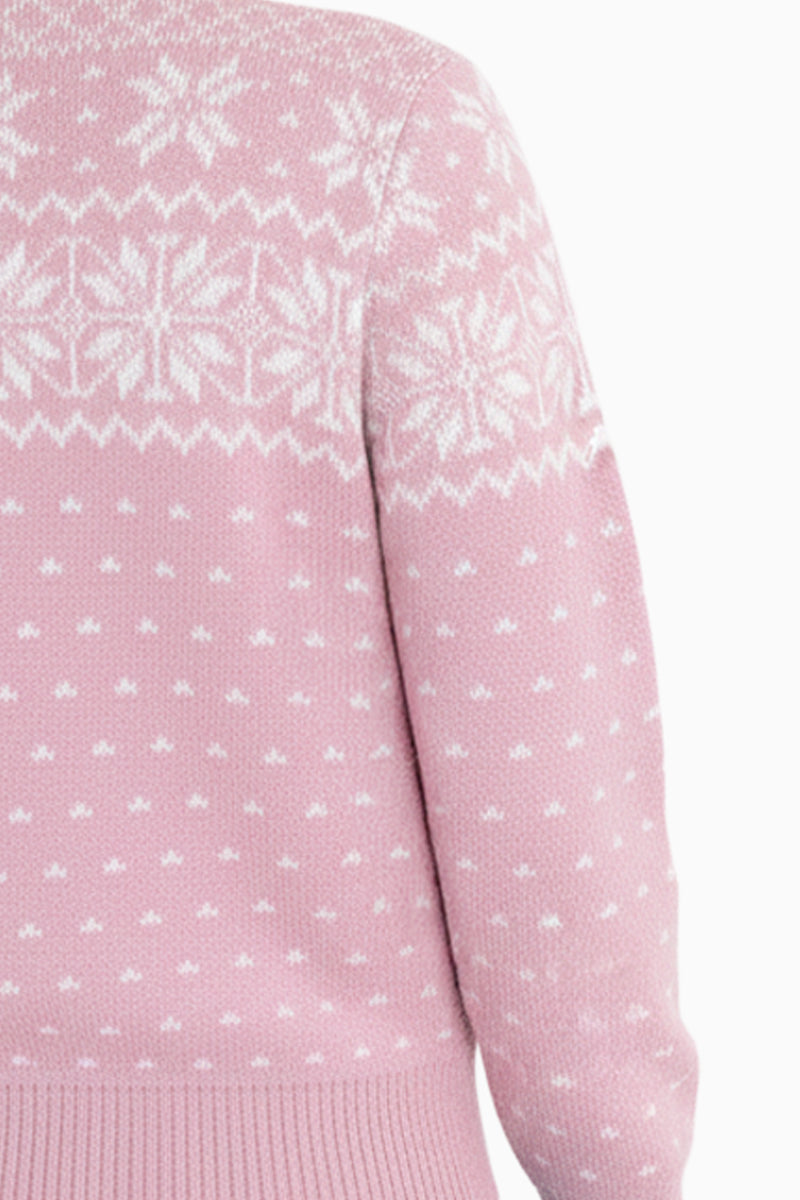 Suéter tejido navideño