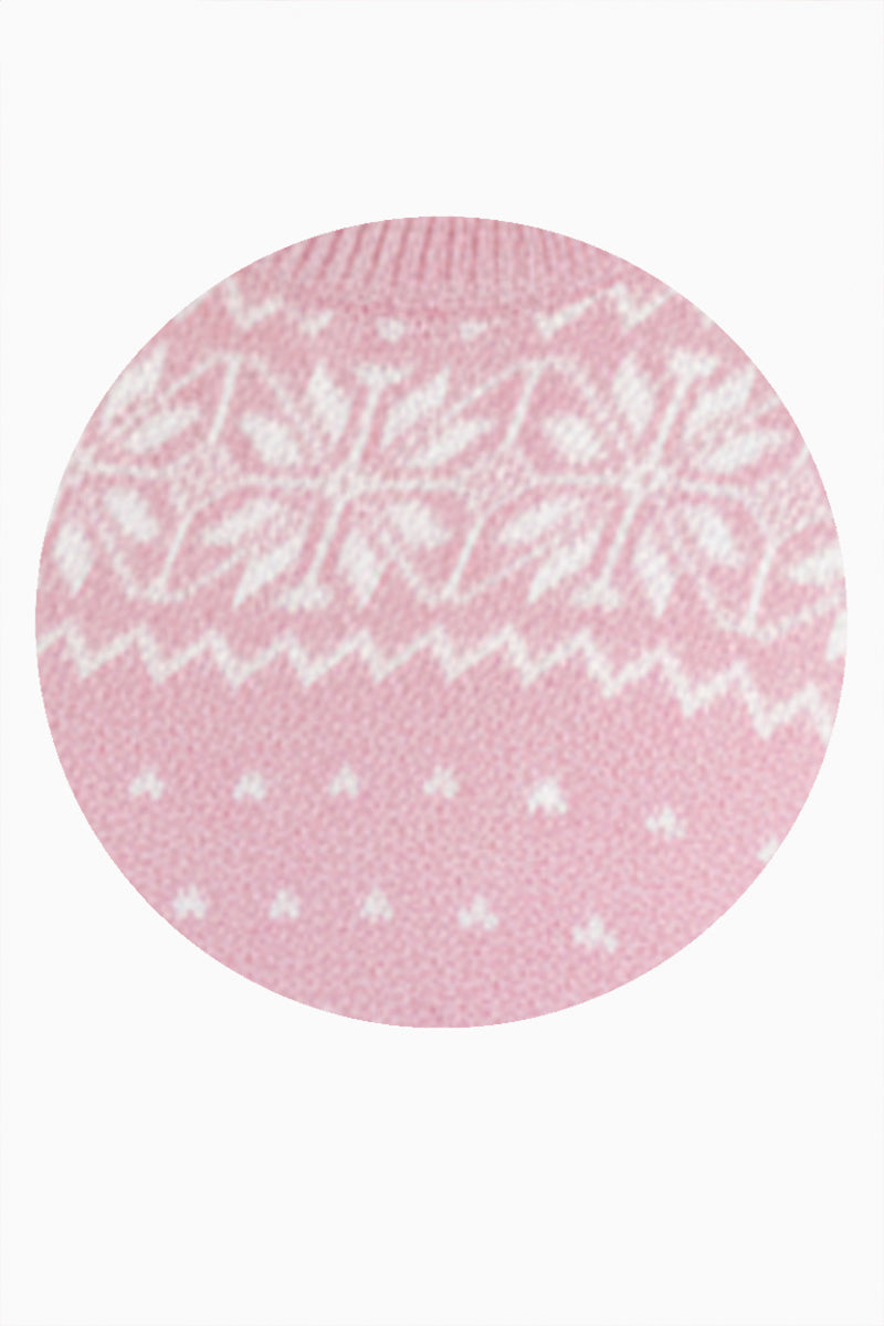 Suéter tejido navideño