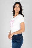 Playera con estampado de corazones (7193787629635)