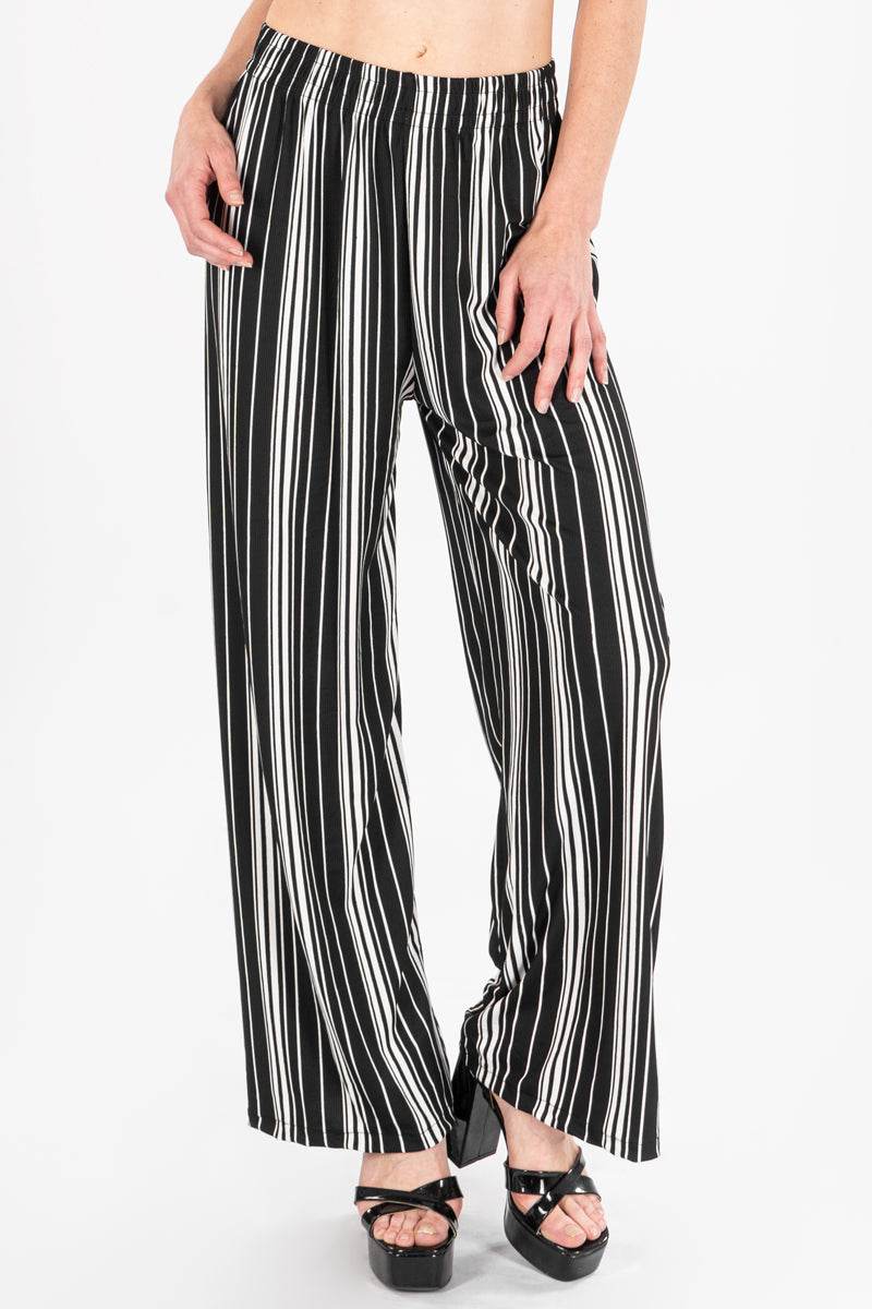 Pantalón ancho con elastico en pretina - Santory Ropa  (7076161388611)