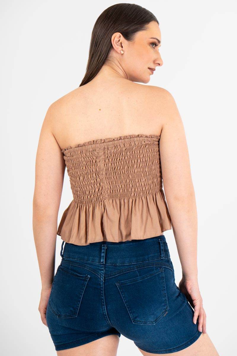 Blusa strapples con botones - Santory Ropa  (7435763875907)