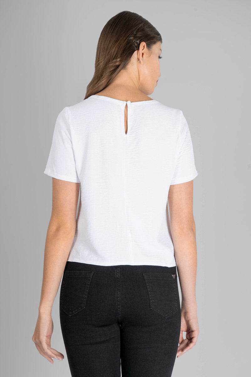 Blusa lisa manga corta - Santory Ropa  (7393651949635)