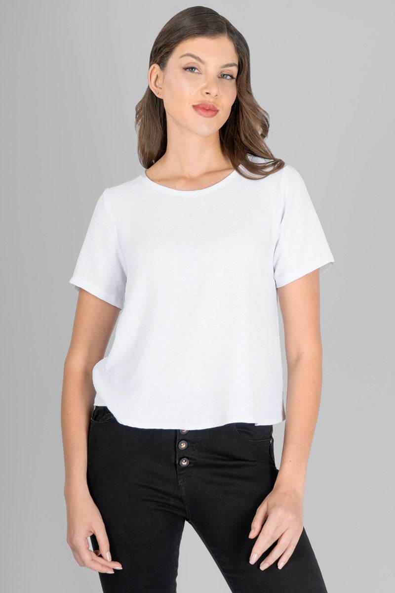 Blusa lisa manga corta - Santory Ropa  (7393651949635)
