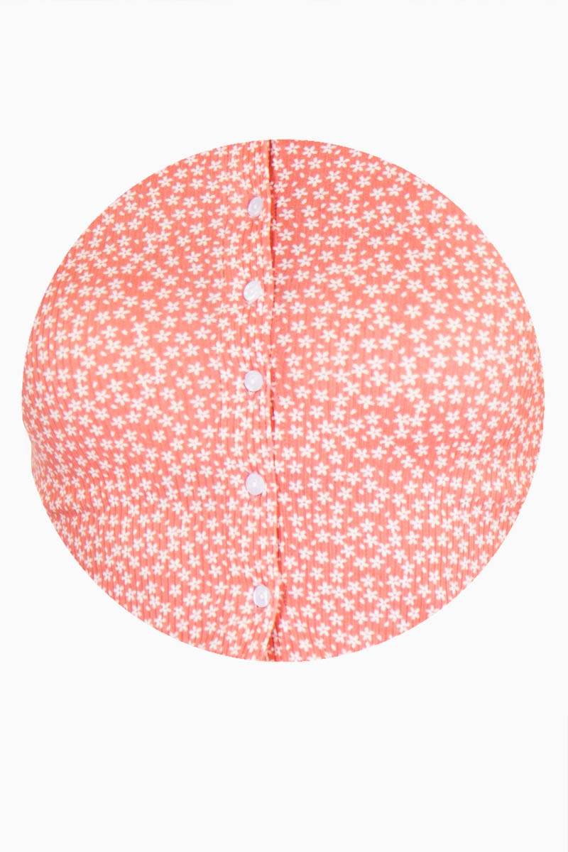 Blusa tipo camisa floral - Santory Ropa  (7463651704899)