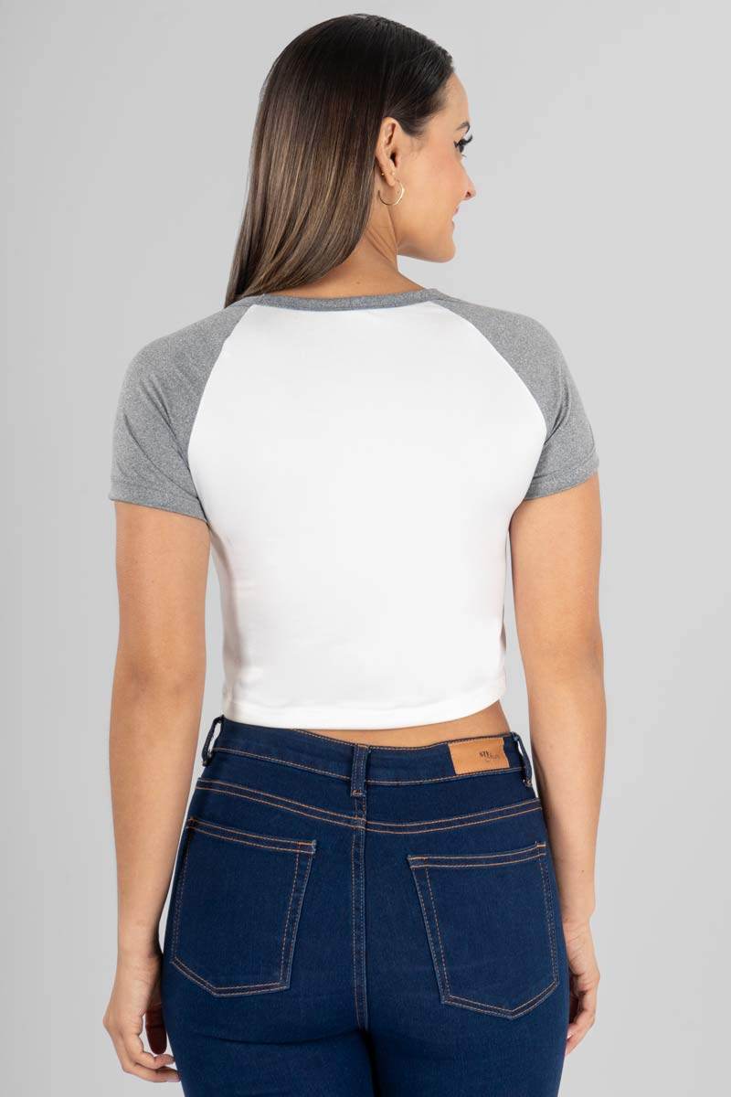 Playera manga corta ranglan - Santory Ropa  (7375420194883)