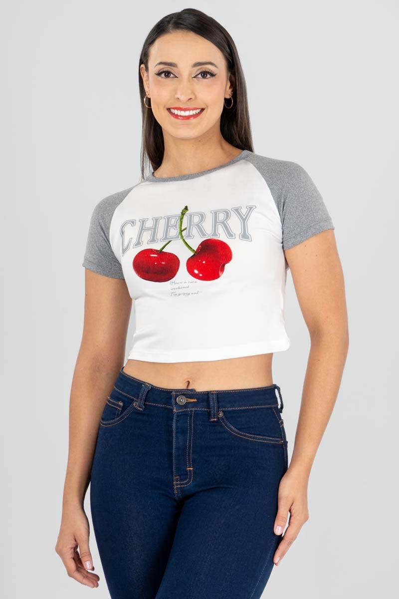 Playera manga corta ranglan - Santory Ropa  (7375420194883)