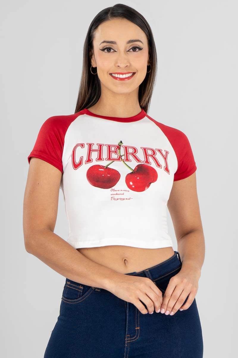 Playera manga corta ranglan - Santory Ropa  (7375420194883)