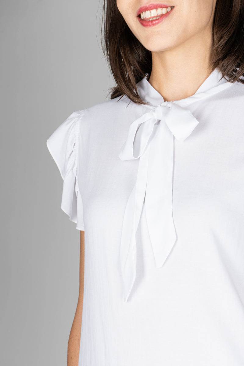 Blusa manga corta con amarre - Santory Ropa  (6881839349827)