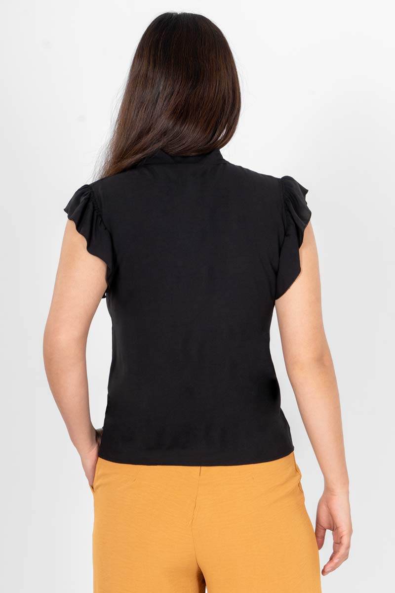 Blusa manga corta con amarre - Santory Ropa  (6881839349827)