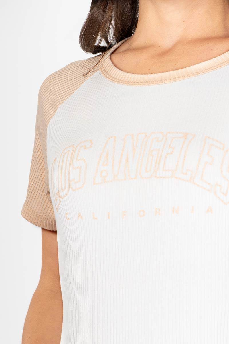 Playera estampada ranglan - Santory Ropa  (7377624531011)