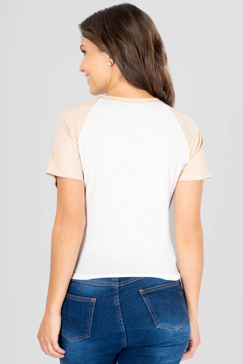 Playera estampada ranglan - Santory Ropa  (7377624531011)