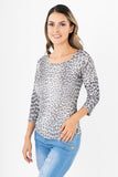 Blusa animal print escote redondo (7287300816963)