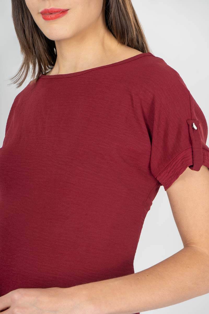 Blusa lisa manga corta - Santory Ropa  (7445769224259)