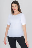 Blusa con collar manga corta - Santory Ropa  (7467150442563)