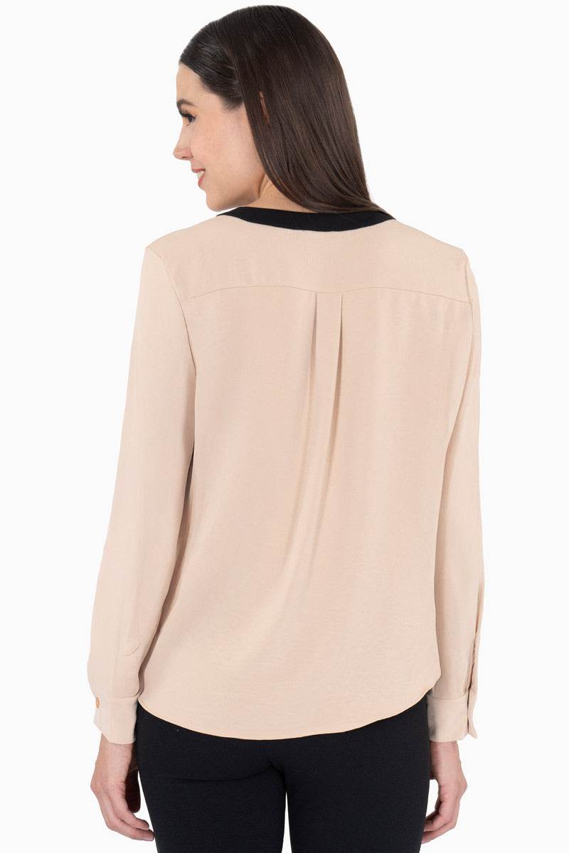 Blusa lisa manga larga - Santory Ropa  (7467150409795)