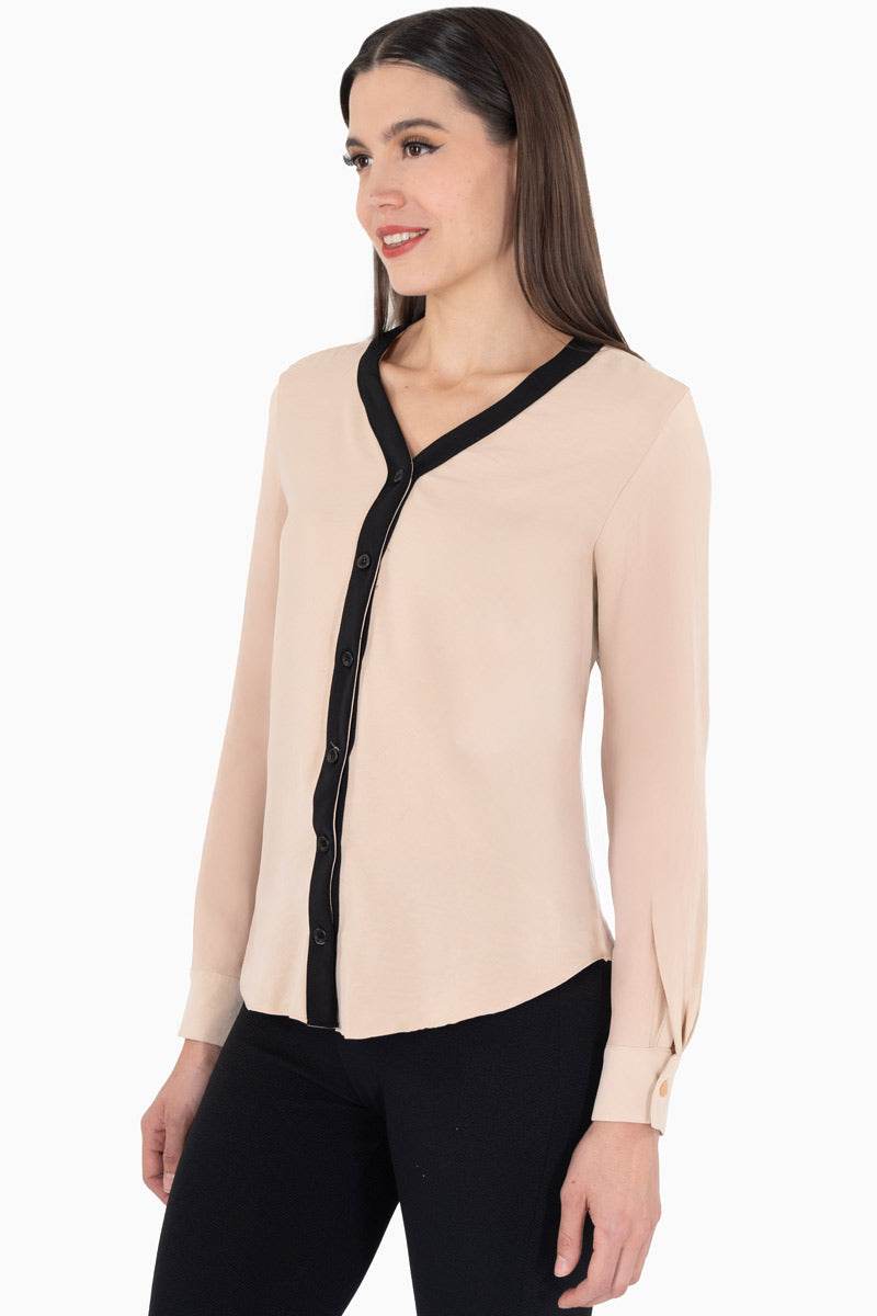 Blusa lisa manga larga - Santory Ropa  (7467150409795)