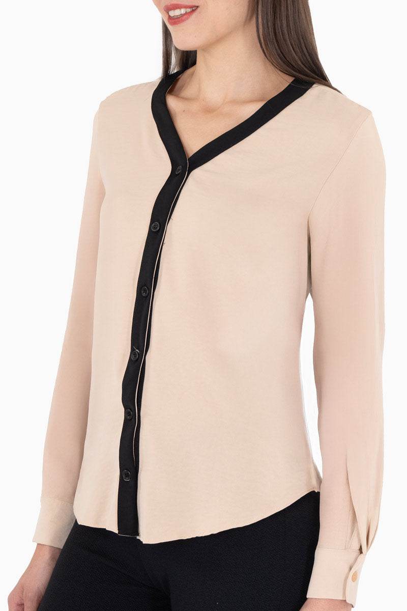 Blusa lisa manga larga - Santory Ropa  (7467150409795)