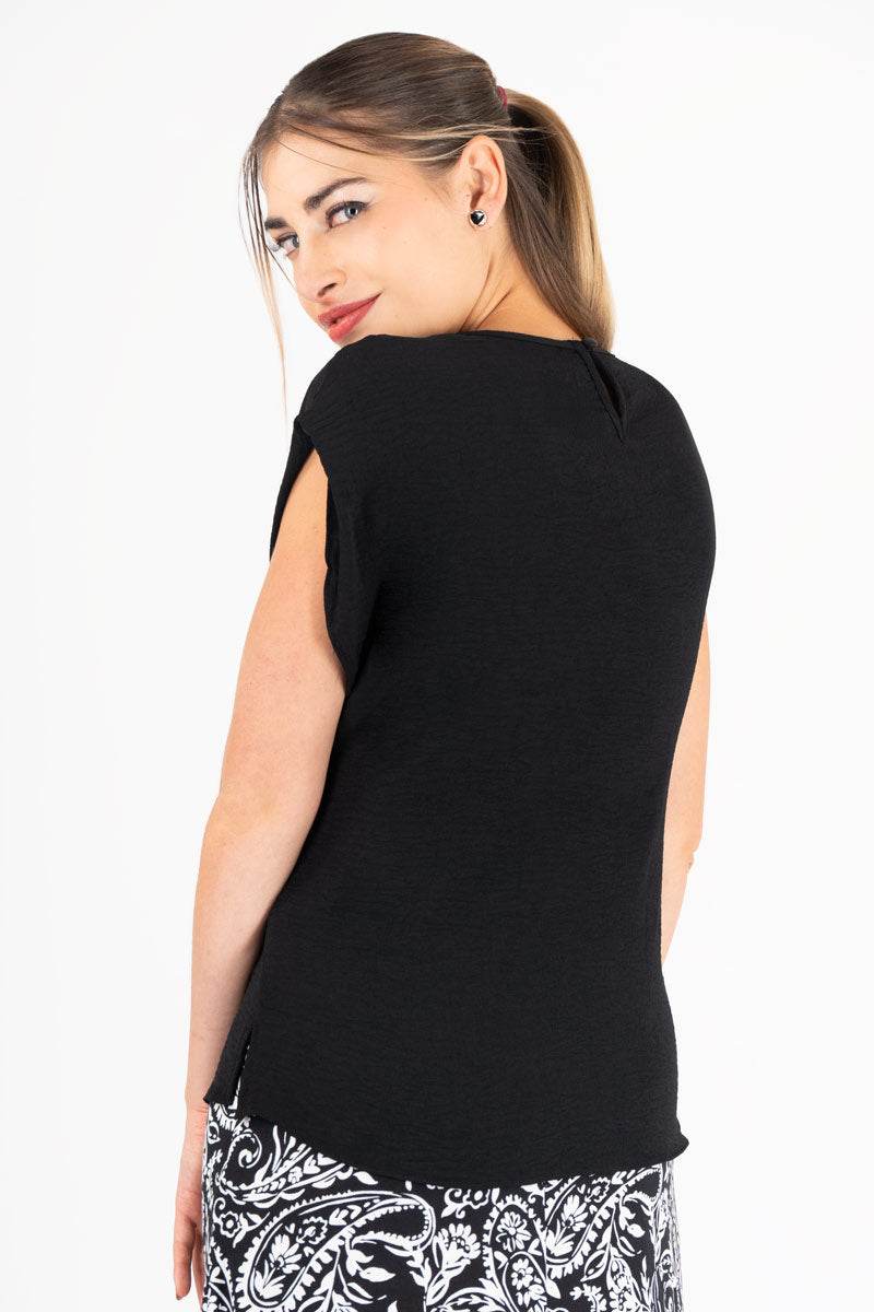 Blusa lisa escote redondo - Santory Ropa  (7444872200259)