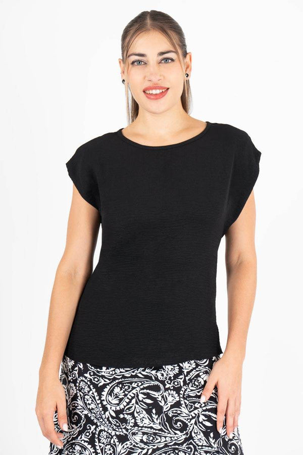 Blusa lisa escote redondo - Santory Ropa  (7444872200259)