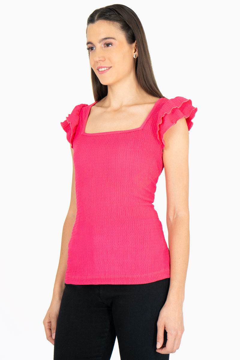 Blusa escote cuadrado lisa - Santory Ropa  (7463651541059)