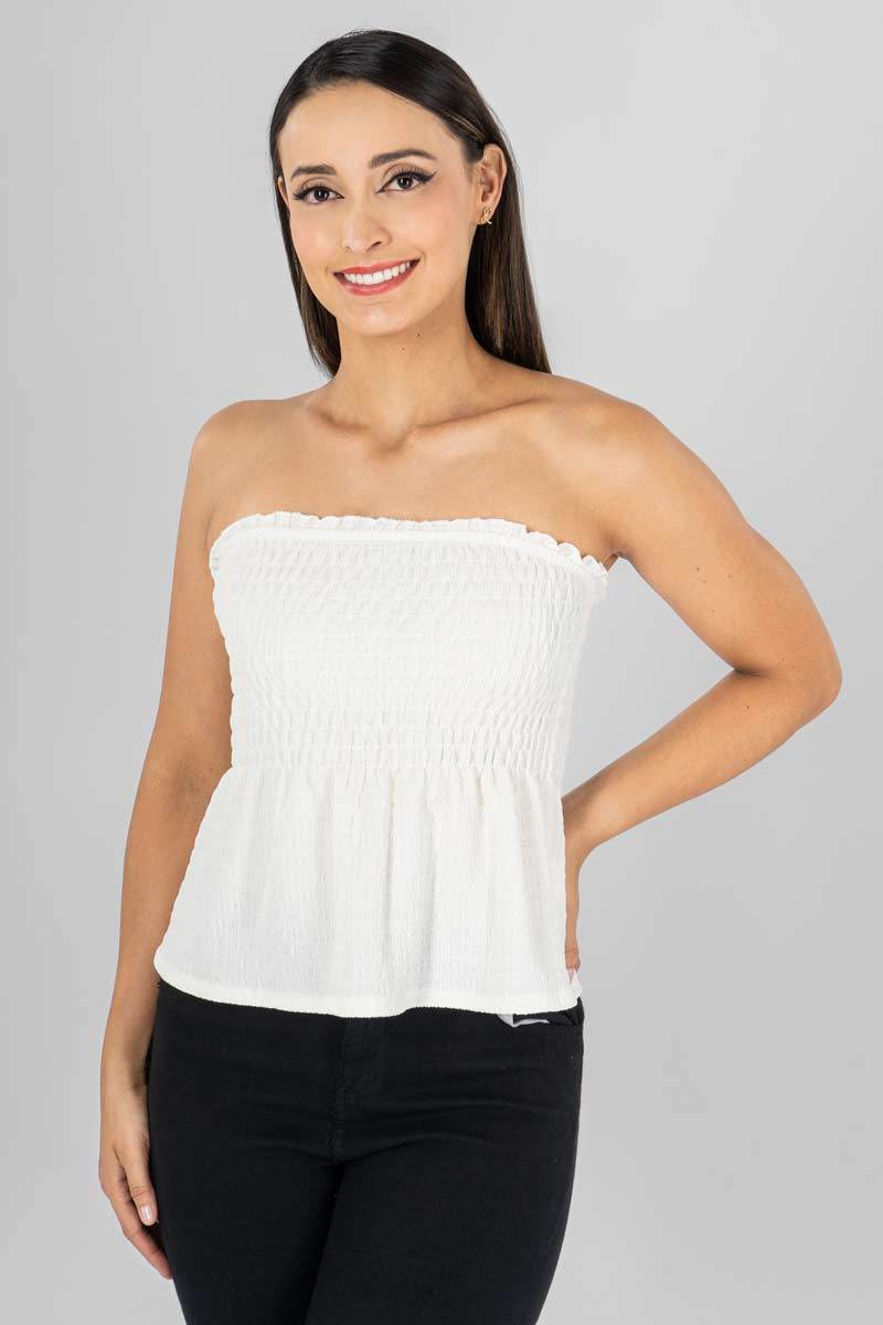 Blusa strapless - Santory Ropa  (7366158352451)
