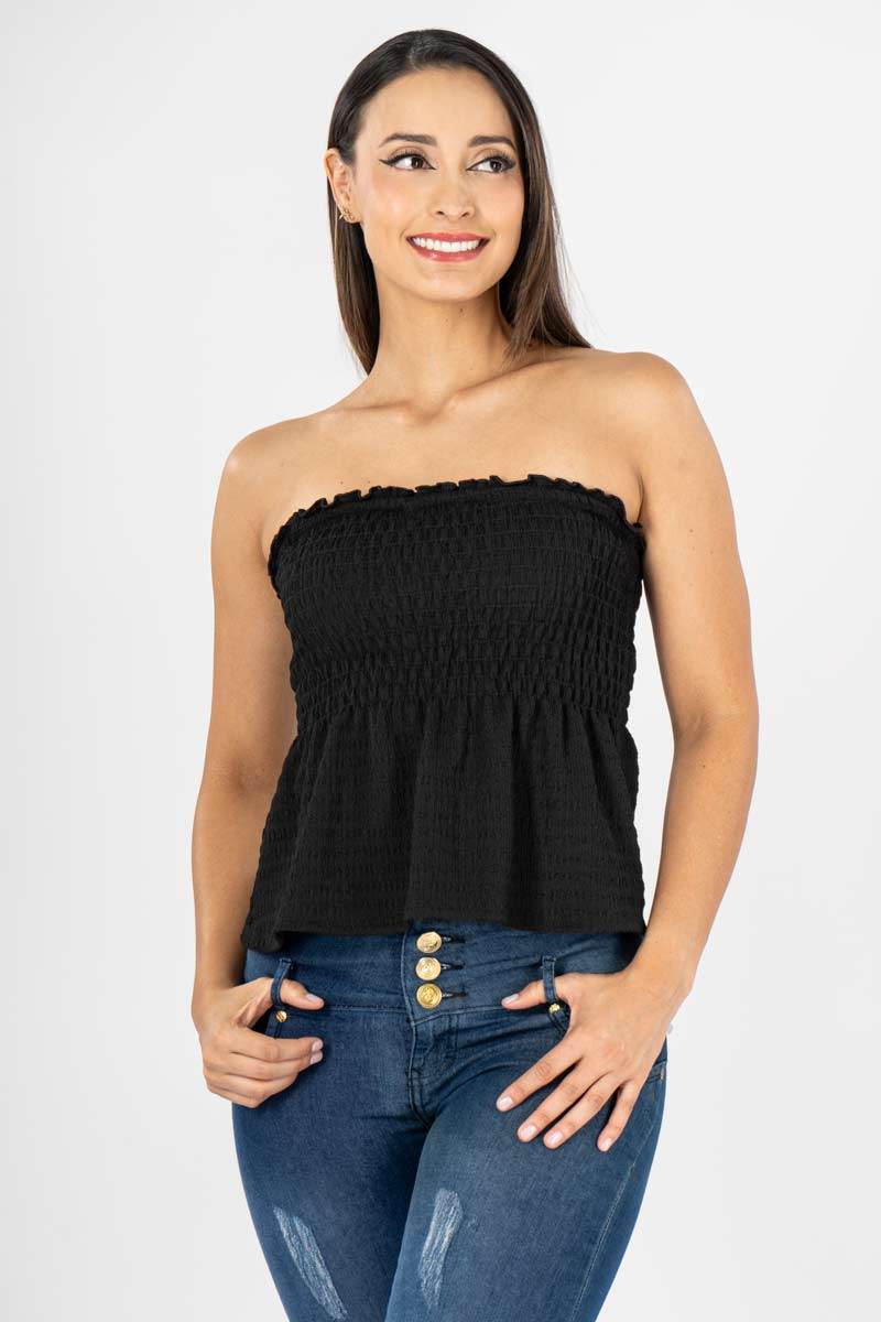 Blusa strapless - Santory Ropa  (7366158352451)