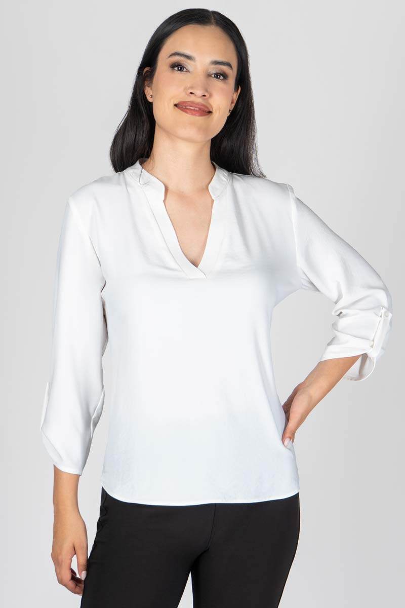 Blusa lisa manga 3/4 - Santory Ropa  (7381700804675)