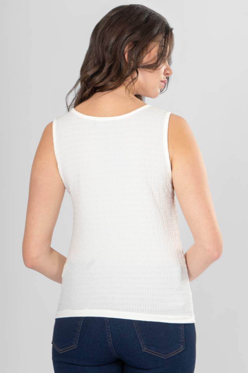 Blusa sin manga y botones - Santory Ropa  (7379046531139)