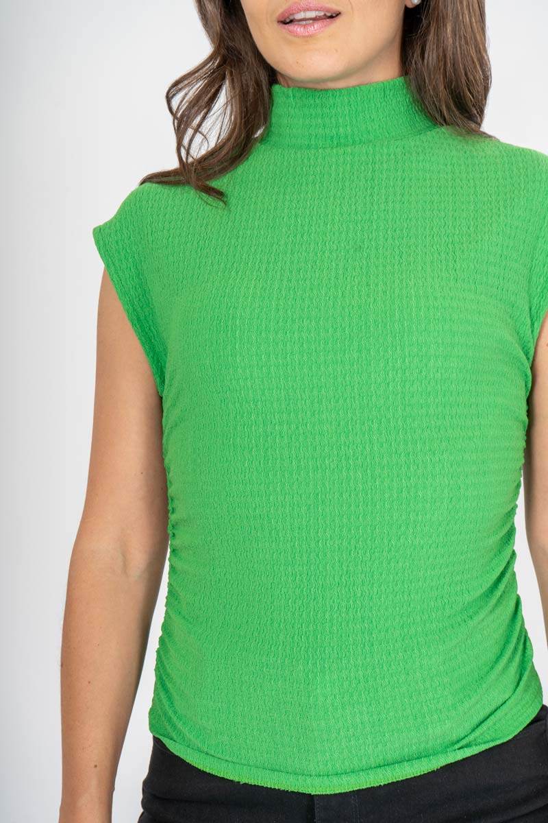 Blusa sin mangas cuello alto - Santory Ropa  (7377514889283)