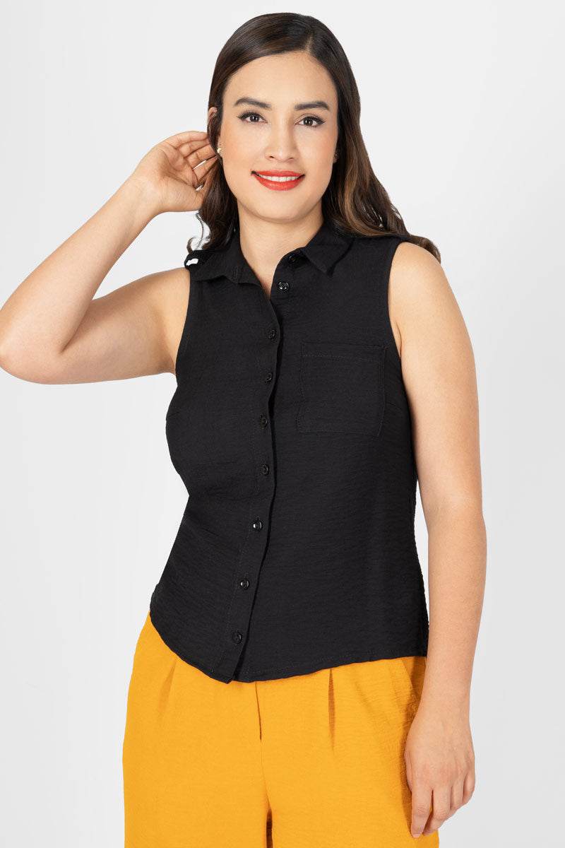 Camisa sin mangas con bolsa - Santory Ropa  (7415529472067)