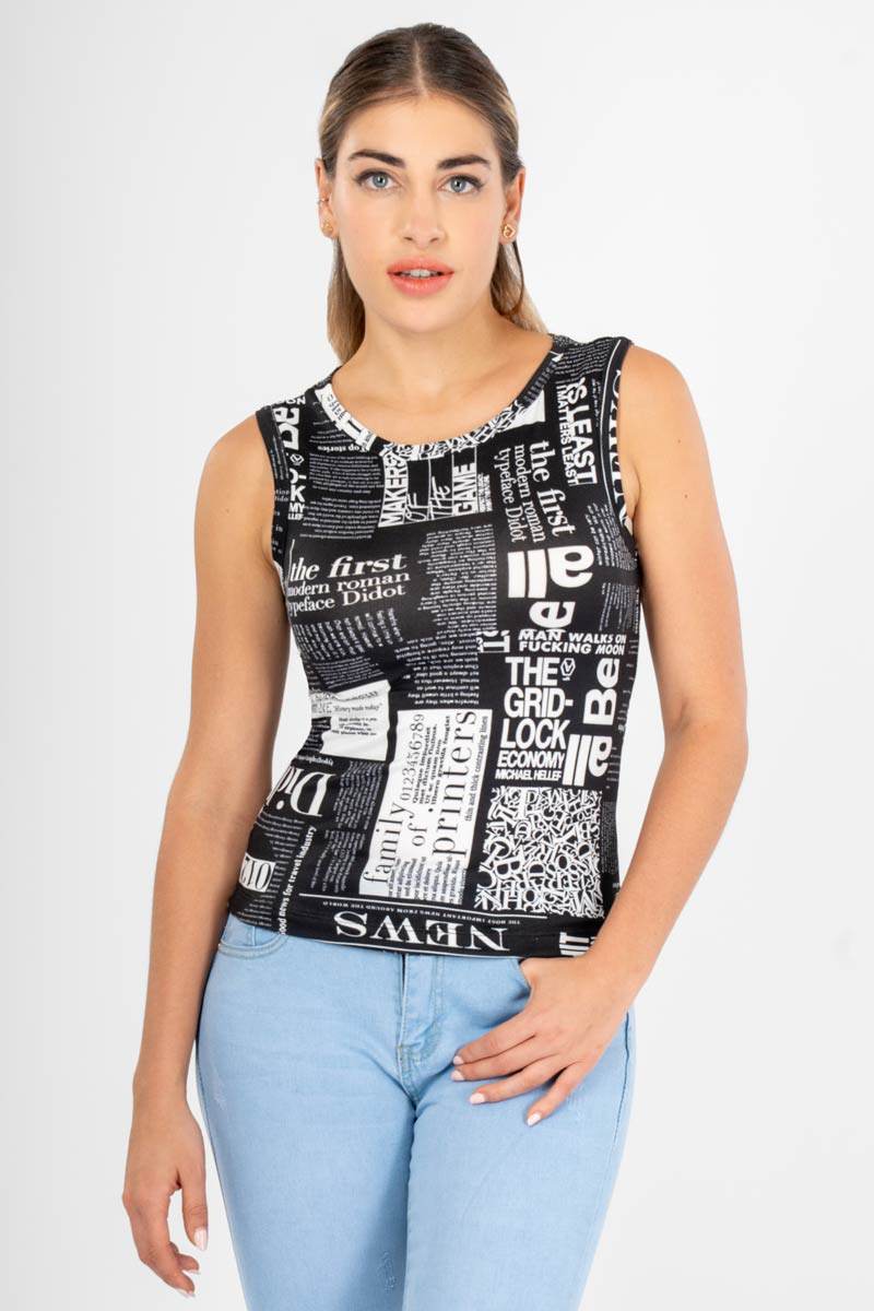 Playera sin mangas - Santory Ropa  (7402013294659)