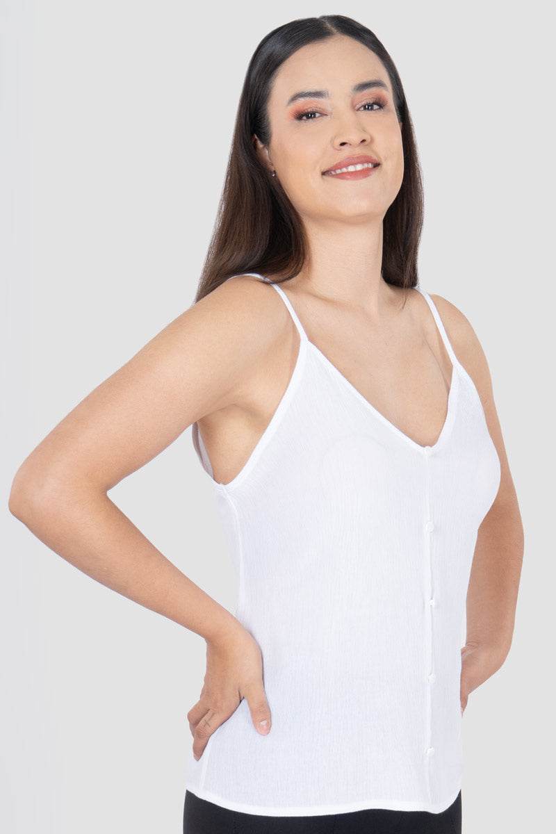 Blusa de tirantes con botones - Santory Ropa  (7458821406787)