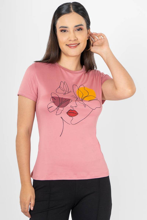 Playera manga corta