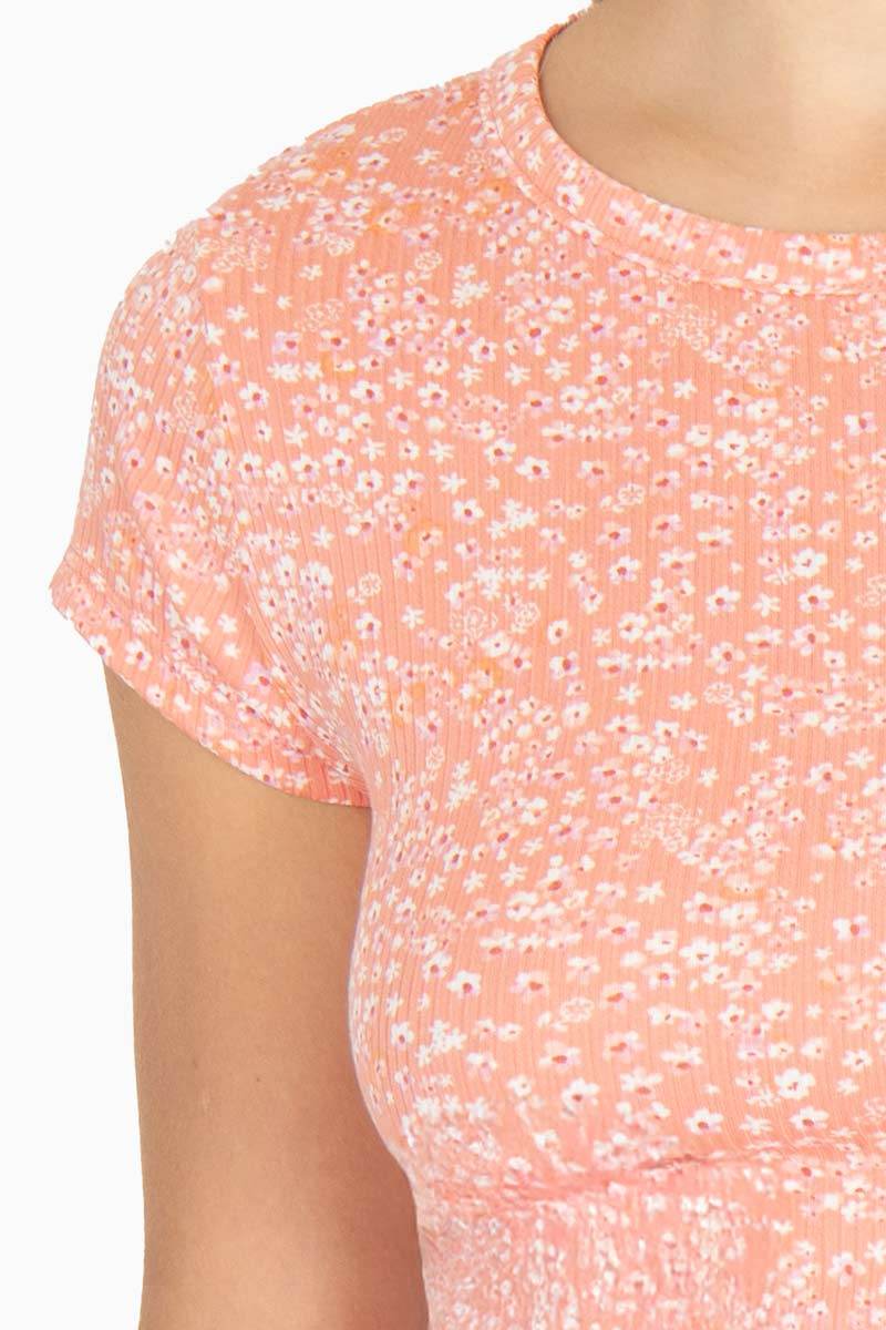 Playera floral manga corta - Santory Ropa  (7450428440643)